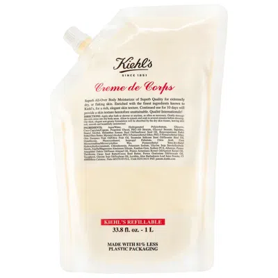 KIEHL'S SINCE 1851 CRÈME DE CORPS REFILLABLE HYDRATING BODY LOTION WITH SQUALANE 33.8 OZ/ 1000 ML REFILL,P422269
