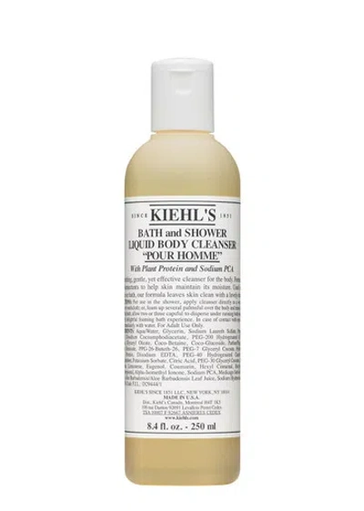Kiehl's Since 1851 Kiehl's Bath And Shower Liquid Body Cleanser Pour Homme 250ml In White