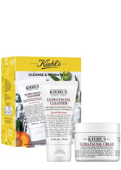 Kiehl's Since 1851 Kiehl's Cleanse And Hydrate Kit In White