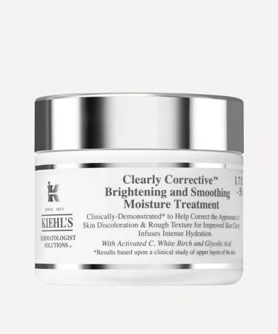 Kiehl's Since 1851 Clearly Corrective Brightening And Smoothing Moisture Treatment 50ml In White