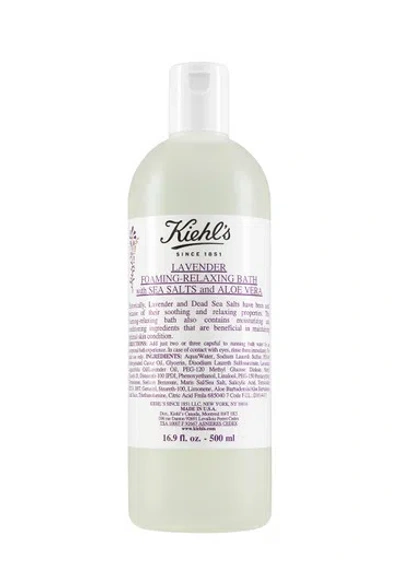 Kiehl's Since 1851 Kiehl's Lavender Foaming-relaxing Bath With Sea Salts And Aloe 500ml In White