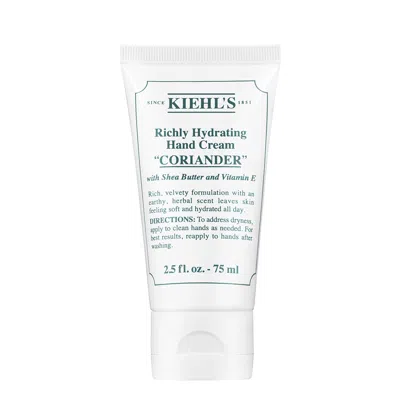 Kiehl's Since 1851 Kiehl's Richly Hydrating Hand Cream Coriander 75ml In White