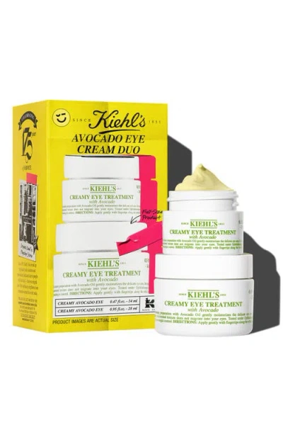 Kiehl's Since 1851 Avocado Creamy Eye Duo $102 Value In Transparent