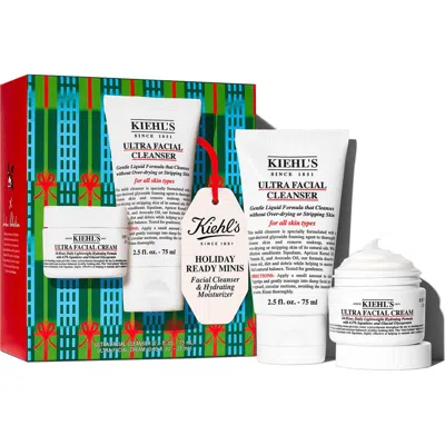 Kiehl's Since 1851 Cleanse & Hydrate Mini Gift Set $42 Value In White
