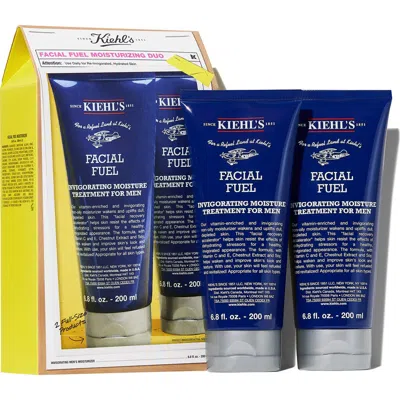 Kiehl's Since 1851 Facial Fuel Invigorating Moisture Treatment For Men Duo $104 Value In Transparent