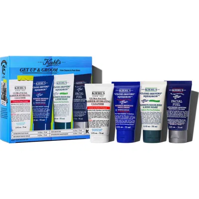 Kiehl's Since 1851 Get Up & Groom Shaving Set $92 Value In Multi