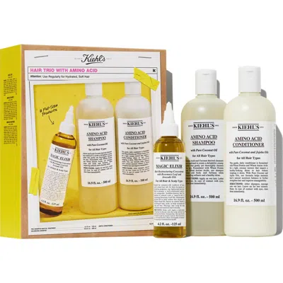 Kiehl's Since 1851 Hair Trio With Amino Acid Gift Set $119 Value