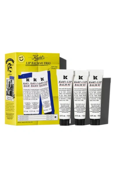 Kiehl's Since 1851 Lip Balm #1 Trio $42 Value In White