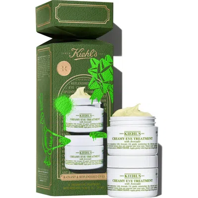Kiehl's Since 1851 Radiant & Replenished Eyes Duo Set $124 Value In Transparent