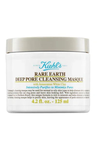 Kiehl's Since 1851 Rare Earth Deep Pore Cleansing Face Mask In Transparent