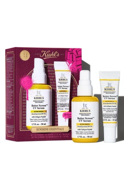 Kiehl's Since 1851 Sunshine Essentials Set $67 Value In Transparent
