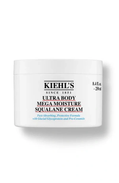 Kiehl's Since 1851 Ultra Body Mega Moisture Squalane Cream 8.4 Oz. In White
