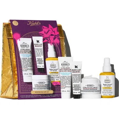 Kiehl's Since 1851 Winter Escape Set $90 Value In Transparent