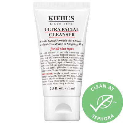 Kiehl's Since 1851 Mini Ultra Facial Cleanser 2.5 oz / 75 ml In White