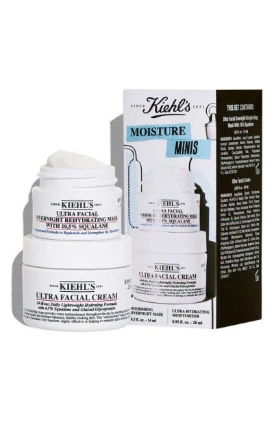 Kiehl's Since 1851 Moisture Minis Set $30 Value In White