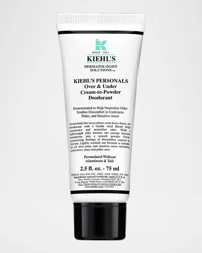 KIEHL'S SINCE 1851 OVER & UNDER CREAM-TO-POWDER DEODORANT, 2.5 OZ.