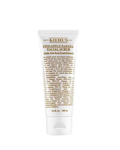Kiehl's Since 1851 Ladies Pineapple Papaya Facial Scrub With Real Fruit Extracts 3.4 oz Skin Care 3700194704018 In White