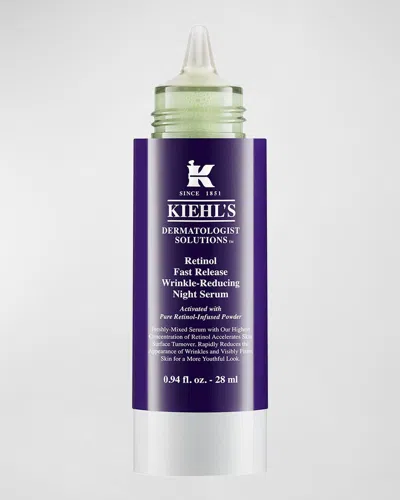 Kiehl's Since 1851 Retinol Fast Release Wrinkle-reducing Night Serum, 0.94 Oz. In White