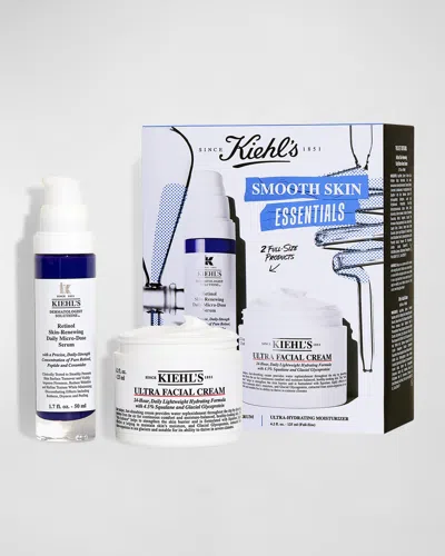 Kiehl's Since 1851 Smooth Skin Essentials Set In White