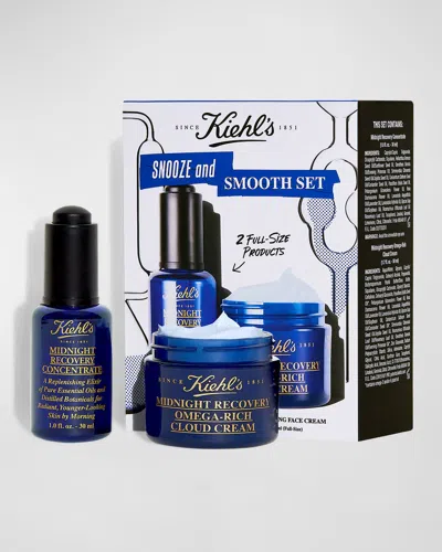 Kiehl's Since 1851 Snooze And Smooth Set In White