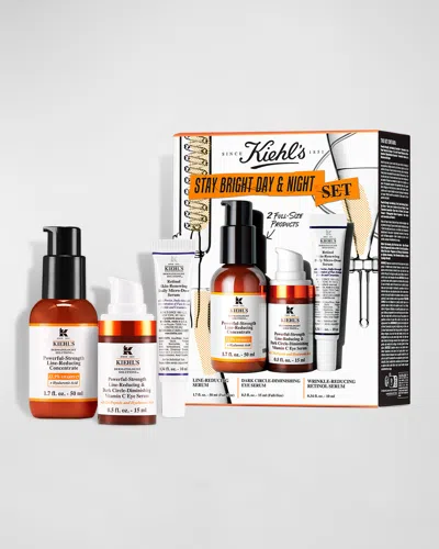 Kiehl's Since 1851 Stay Bright Day & Night Set In White
