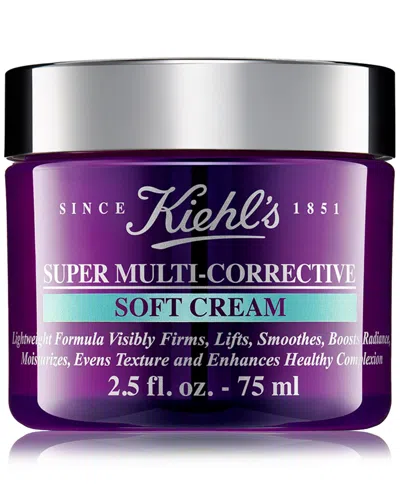 Kiehl's Since 1851 Super Multi-corrective Anti-aging Face & Neck Soft Cream, 2.5 Oz. In No Color