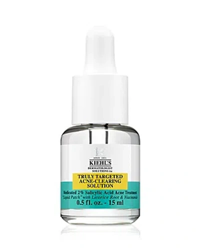 Kiehl's Since 1851 Truly Targeted Acne Clearing Solution With Salicylic Acid 0.5 Oz. In White