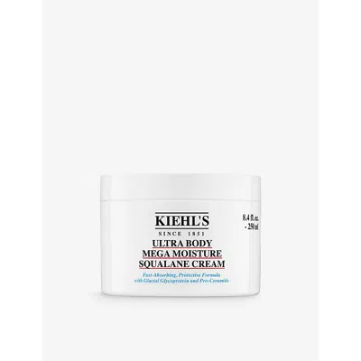 Kiehl's Since 1851 Ultra Body Mega Moisture Squalane Cream 8.4 Oz. In White