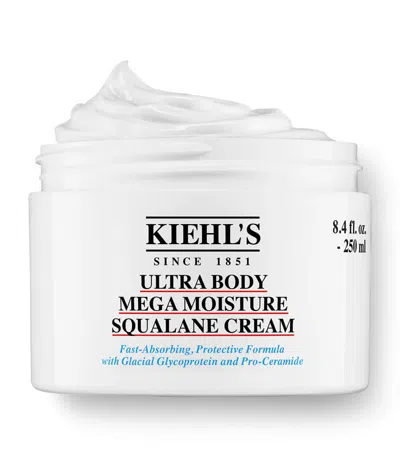 Kiehl's Since 1851 Ultra Body Mega Moisture Squalane Cream 8.4 Oz. In White