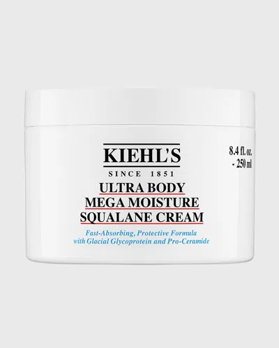 Kiehl's Since 1851 Ultra Body Mega Moisture Squalane Cream 8.4 Oz. In White