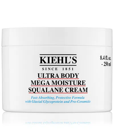 Kiehl's Since 1851 Ultra Body Mega Moisture Squalane Cream 8.4 Oz. In White