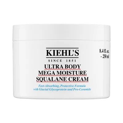 Kiehl's Since 1851 Ultra Body Mega Moisture Squalane Cream 8.4 Oz. In White