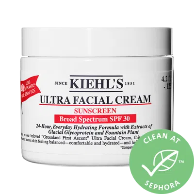 KIEHL'S SINCE 1851 ULTRA FACIAL CREAM WITH SPF 30 SUNSCREEN 4.2 OZ / 125 ML