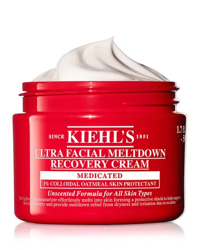 Kiehl's Since 1851 Ultra Facial Meltdown Recovery Medicated Cream With Colloidal Oatmeal 1.7 Oz. In Transparent