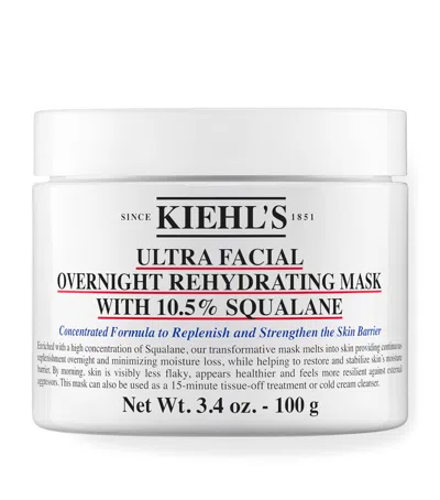 Kiehl's Since 1851 Ultra Facial Overnight Hydrating Face Mask With 10.5% Squalane In White