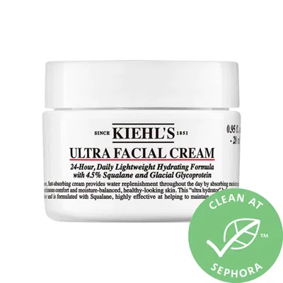 Kiehl's Since 1851 Ultra Facial Refillable Moisturizing Cream With Squalane .95 oz / 28 ml In White