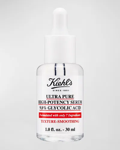 Kiehl's Since 1851 Ultra Pure High-potency 9.8% Glycolic Acid Serum, 1 Oz. In White