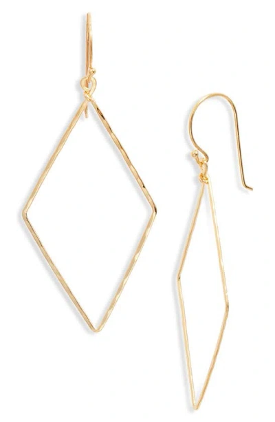 Ki-ele Athena Drop Earrings In Gold