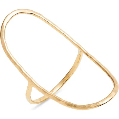 Ki-ele Bethany Open Oval Ring In Gold