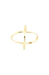 Ki-ele Emerson Infinity Ring In Gold