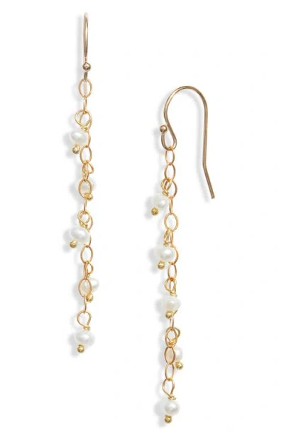 Ki-ele Jennifer Freshwater Pearl Drop Earrings In Gold