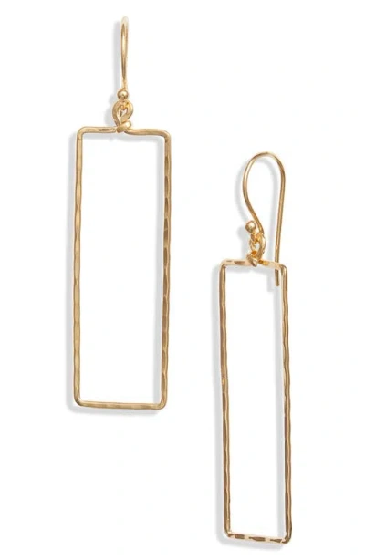 Ki-ele Lila Linear Drop Earrings In Gold