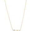 Ki-ele Luna Bar Pendant Necklace In Gold