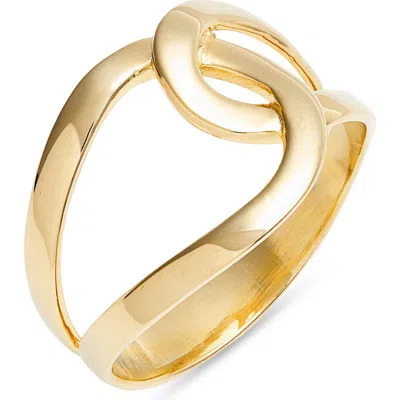 Ki-ele Mara Knot Ring In Gold