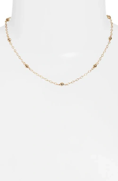Ki-ele Randie Station Necklace In Gold