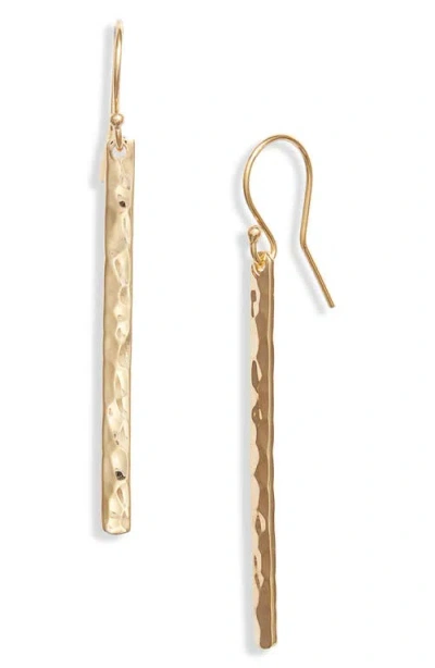 Ki-ele Soho Linear Drop Earrings In Gold