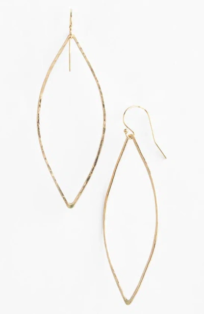 Ki-ele Melia Marquise Drop Earrings In Gold