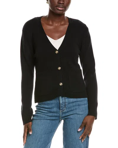 Kier + J Scarlet Wool & Cashmere-blend Cardigan In Gray