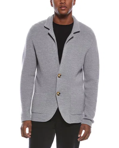 KIER + J KIER + J WAFFLE STITCH WOOL BLAZER
