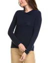 Kier + J Wool & Cashmere-blend Polo Sweater In Blue